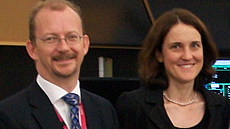 Richard Deakin and Theresa Villiers 