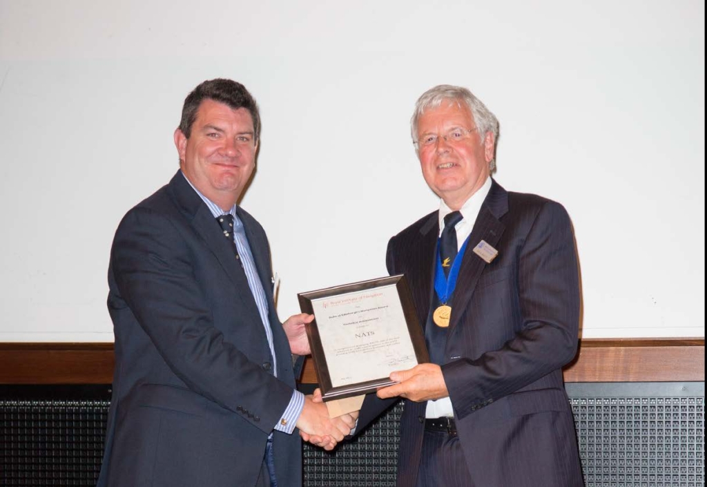 Martin Rolfe, NATS Managing Director of Operations and Colin Beatty, President of the Royal Institute of Navigation.