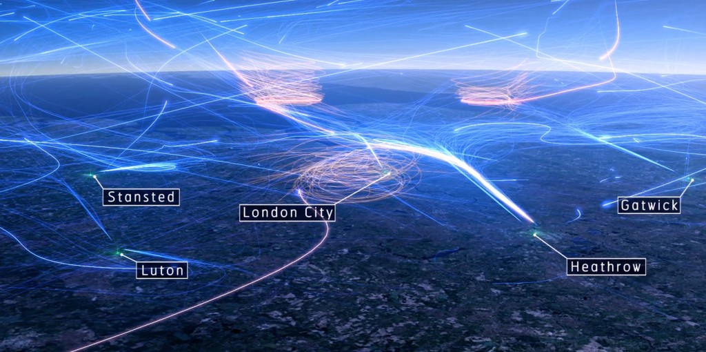 Heathrow's holding stacks provide a continuous stream of arriving air traffic