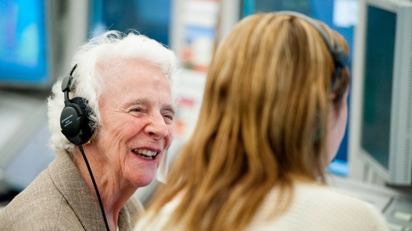 Pioneer for women in aviation visits NATS control centre