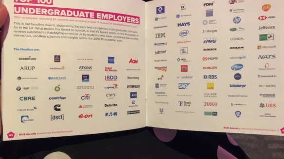 NATS named as a top undergraduate employer