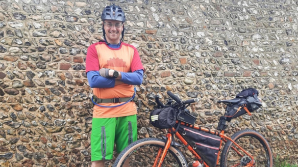 Cycling from Swanwick to Prestwick for charity